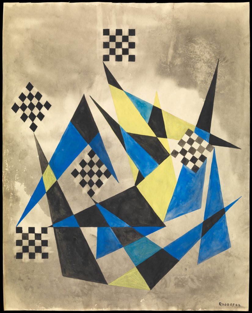 Mercè Rodoreda, Untitled (Composition IX), 1954, gouache on paper.