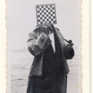 René Magritte, Le Géant (The Giant), 1937, argentic photograph.